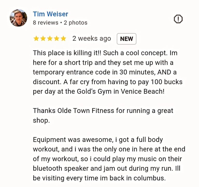 Instagram post from oldetownefitness. This post is in position 6.